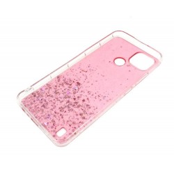 Etui Jelly Case SHINING HQ na telefon Realme C21 RC21 RMX3201 różowe