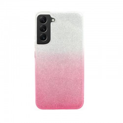 Etui Jelly Case SHINING HQ na telefon Samsung Galaxy S22 S901 srebrno-różowe