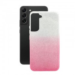 Etui Jelly Case SHINING HQ na telefon Samsung Galaxy S22 S901 srebrno-różowe