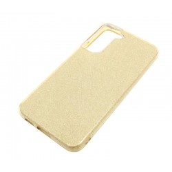 Etui Jelly Case SHINING HQ na telefon Samsung Galaxy S22 S901 złote