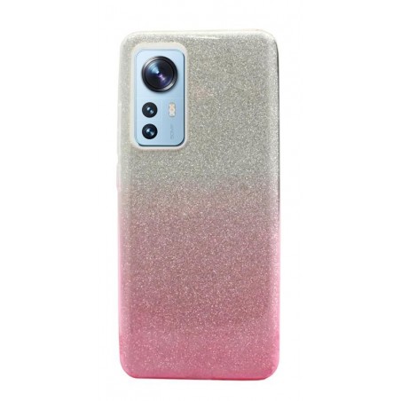 Etui Jelly Case SHINING HQ na telefon Xiaomi 12 srebrno-różowe