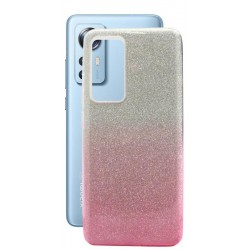 Etui Jelly Case SHINING HQ na telefon Xiaomi 12 srebrno-różowe