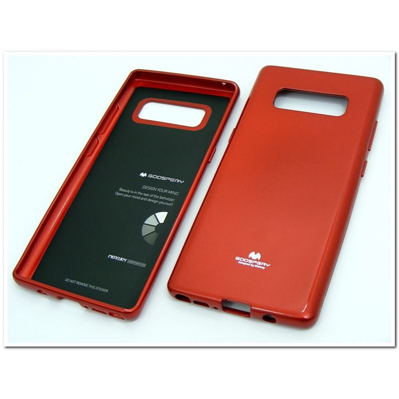 Etui Futerał Mercury JELLY na telefon Samsung Galaxy Note 8 N950 czerwone