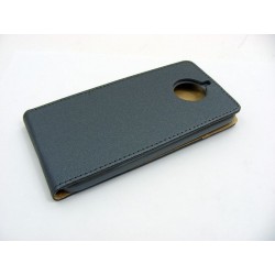 Etui pionowe z klapką SLIM FLEX na telefon motorola moto g5s XT1794 grafitowe