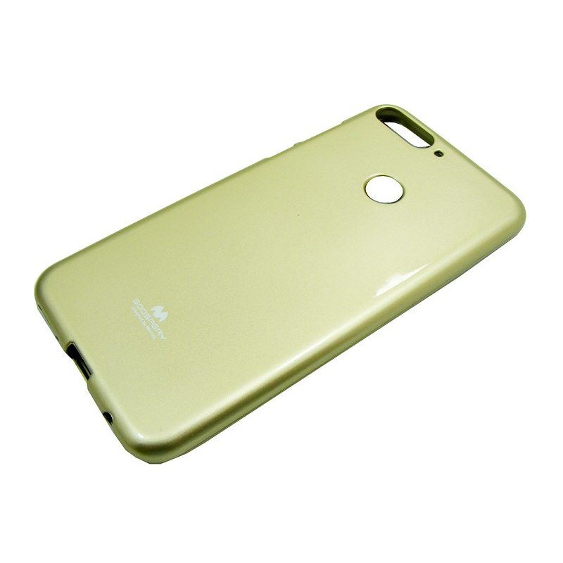 Etui Futerał Mercury JELLY na telefon Huawei Y7 Prime 2018 złoty