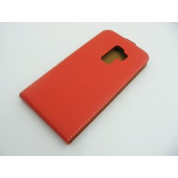 Etui pionowe z klapką SLIM FLEX na telefon Samsung Galaxy S9 Plus G965 czerwone HQ