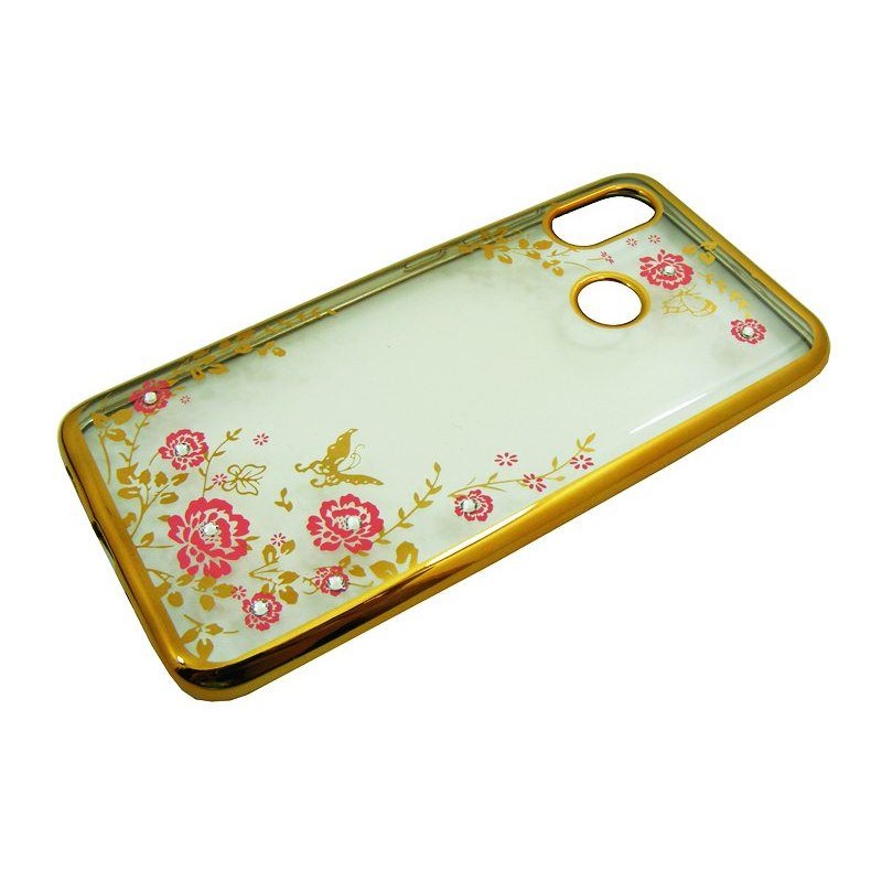 Etui Bumper Glossy Diamond na telefon Xiaomi Mi 8 złote