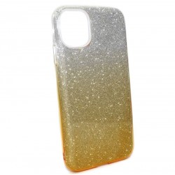 Etui Jelly Case SHINING HQ na telefon Apple iPhone 11 A2111 srebrno-złote