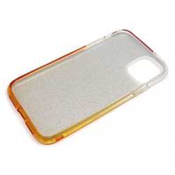 Etui Jelly Case SHINING HQ na telefon Apple iPhone 11 A2111 srebrno-złote