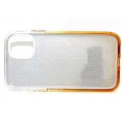 Etui Jelly Case SHINING HQ na telefon Apple iPhone 11 A2111 srebrno-złote