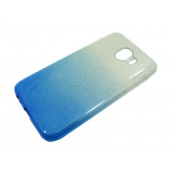 Etui Jelly Case SHINING HQ na telefon Samsung Galaxy J4 2018 J400 srebrno-niebieskie