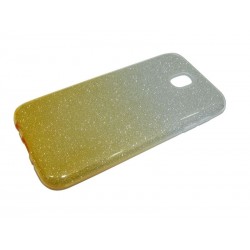 Etui Jelly Case SHINING HQ na telefon Samsung Galaxy J5 2017 J530 srebrno-złote