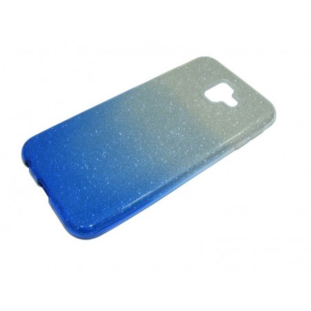Etui Jelly Case SHINING HQ na telefon Samsung Galaxy J6+ J610 srebrno-niebieskie