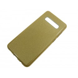 Etui Jelly Case SHINING HQ do telefonu Samsung Galaxy S10 Plus złote