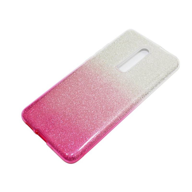 Etui Jelly Case SHINING HQ na telefon Xiaomi Redmi Mi 9T srebrno-różowe