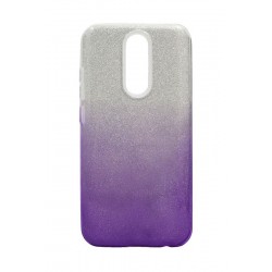 Etui Jelly Case SHINING HQ na telefon Xiaomi Redmi 8 srebrno-fioletowe