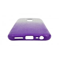 Etui Jelly Case SHINING HQ na telefon Xiaomi Redmi 8 srebrno-fioletowe