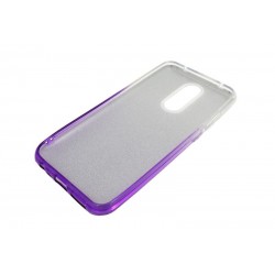 Etui Jelly Case SHINING HQ na telefon Xiaomi Redmi 8 srebrno-fioletowe