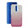 Etui Jelly Case SHINING HQ na telefon Xiaomi Redmi 8 srebrno-różowe