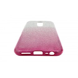 Etui Jelly Case SHINING HQ na telefon Xiaomi Redmi 8 srebrno-różowe