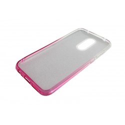 Etui Jelly Case SHINING HQ na telefon Xiaomi Redmi 8 srebrno-różowe