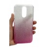 Etui Jelly Case SHINING HQ na telefon Xiaomi Redmi 8 srebrno-różowe