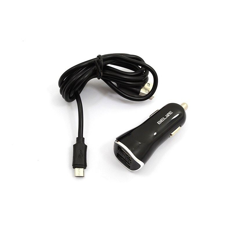 Ładowarka samochodowa Beline 2 x USB 3,1A + kabel micro USB 100 cm
