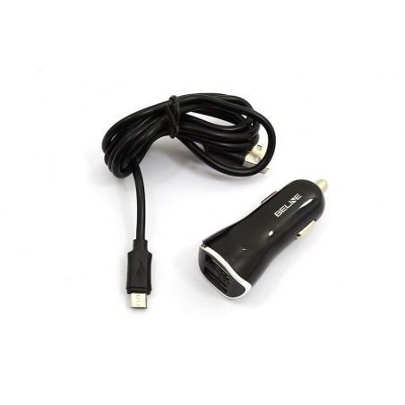 Ładowarka samochodowa Beline 2 x USB 3,1A + kabel micro USB 100 cm