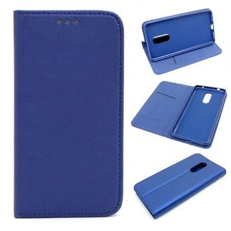Etui Smart Magnet na telefon Lenovo K6 Note K53a48 granatowy