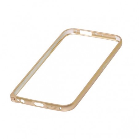 Etui Bumper Metal na telefon Samsung Galaxy S6 Edge G925 złote