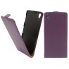 Etui BOOK Elegance PIONOWE na telefon Sony Xperia Z3 D6603 fioletowe