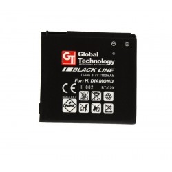 Bateria BL Black Line do telefonu HTC Diamond P3700 1100 mAh li-ion