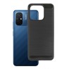 Etui Bumper Carbon LUX na telefon Xiaomi Redmi 12C / 11A czarne