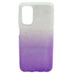 Etui Jelly Case SHINING HQ na telefon Samsung Galaxy A13 5G / A04s 5G srebrno-fioletowe