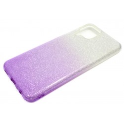 Etui Jelly Case SHINING HQ na telefon Samsung Galaxy A22 4G / M22 / M32 4G srebrno-fioletowe