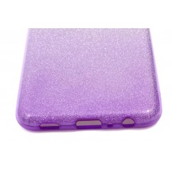 Etui Jelly Case SHINING HQ na telefon Samsung Galaxy A22 4G / M22 / M32 4G srebrno-fioletowe