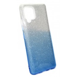 Etui Jelly Case SHINING HQ na telefon Samsung Galaxy A42 5G A426 srebrno-niebieskie