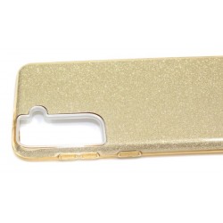 Etui Jelly Case SHINING HQ na telefon Samsung Galaxy S21+ 5G G996 złote