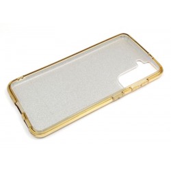 Etui Jelly Case SHINING HQ na telefon Samsung Galaxy S21+ 5G G996 złote