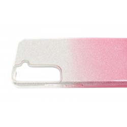 Etui Jelly Case SHINING HQ na telefon Samsung Galaxy S22+ 5G S906 srebrno-różowe