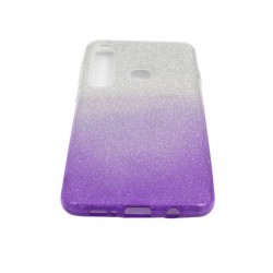 Etui Jelly Case SHINING HQ na telefon Samsung Galaxy A9 2018 A920 / A9s A9200 srebrno-fioletowe
