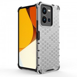 Etui pancerne Honeycomb na telefon Vivo Y35 / Y22 / Y22s 4G bezbarwne