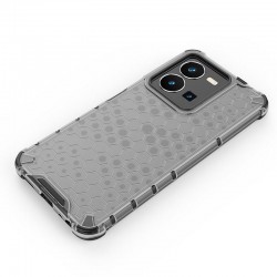 Etui pancerne Honeycomb na telefon Vivo Y35 / Y22 / Y22s 4G czarne
