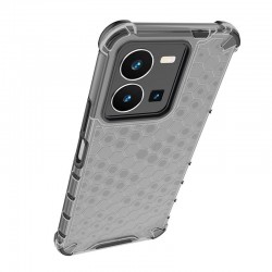 Etui pancerne Honeycomb na telefon Vivo Y35 / Y22 / Y22s 4G czarne