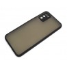 Etui Bumper Colored Buttons na telefon Samsung Galaxy A02s A025 czarne