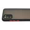 Etui Bumper Colored Buttons na telefon Samsung Galaxy A02s A025 czarne