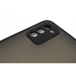Etui Bumper Colored Buttons na telefon Samsung Galaxy A02s A025 czarne