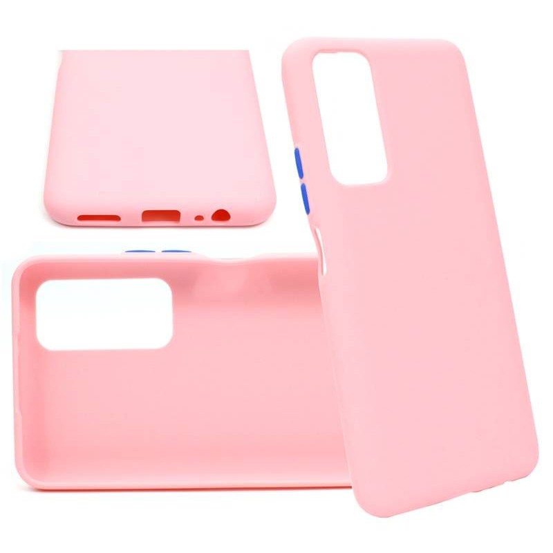 Etui SOLID CASE na telefon Huawei P Smart 2021 jasnoróżowe