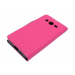 Etui Fancy Diary na telefon Samsung Galaxy Core 2 G355 różowe