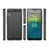 Etui Bumper Carbon Lux na telefon Nokia C12 TA-1535 czarne